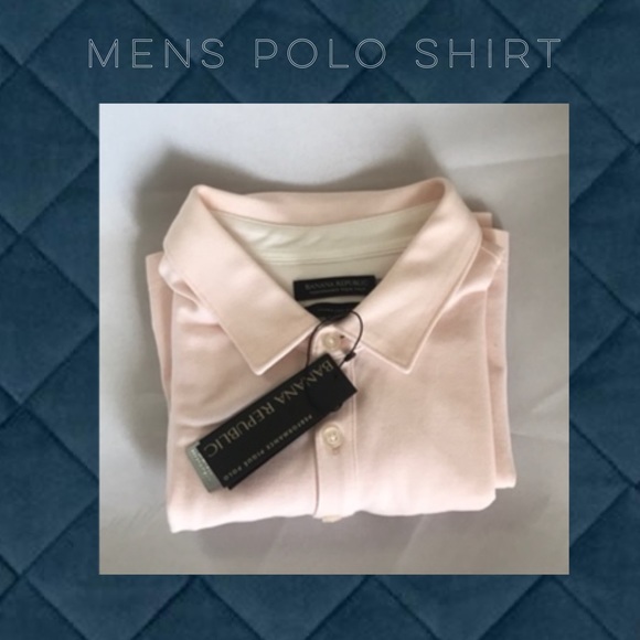 Banana Republic Other - NWT Banana Republic Mens Polo XL Pink